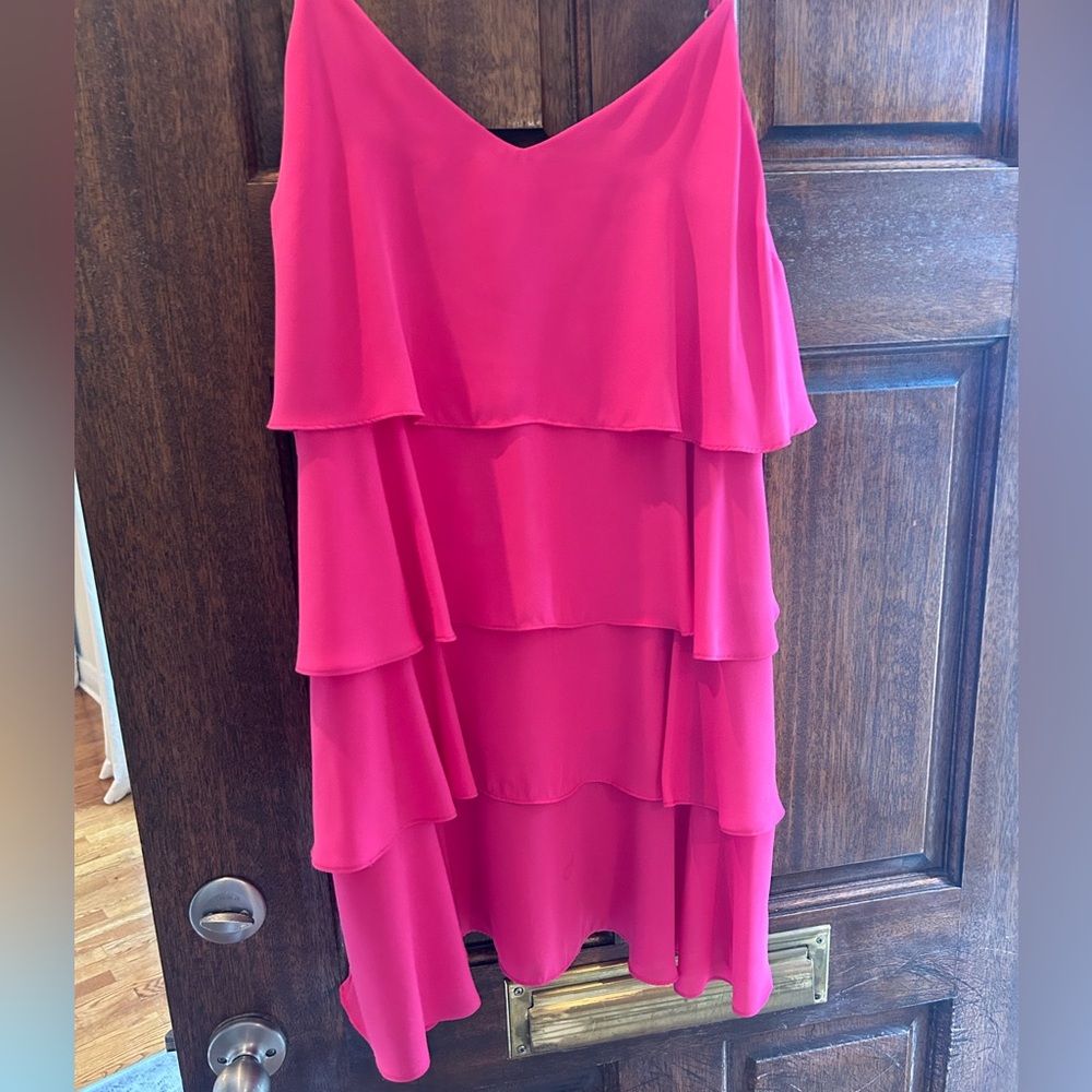 Pink Tiered Dress